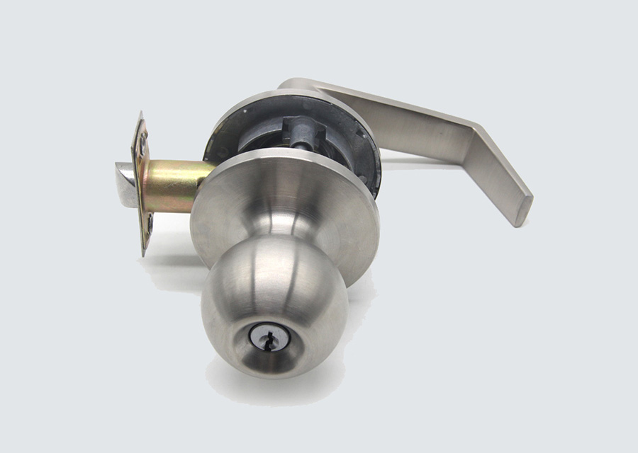 Stainless Steel one side knob one side lever cylindrical door lock