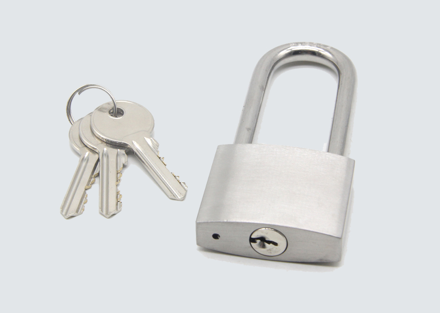 40/50/60mm Top Security Closed Shackle Padlock Door Lock Hardened With 3 Keys 